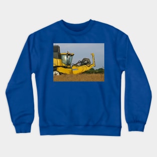 The Cutting Edge of Oil Seed Rape Harvest Crewneck Sweatshirt